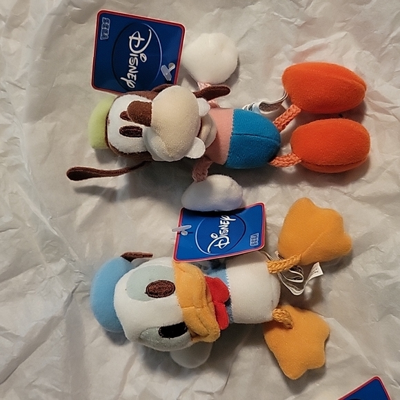 Disney Sega floppy Keychain Complete Set of 5 Characters - Picture 2 of 9